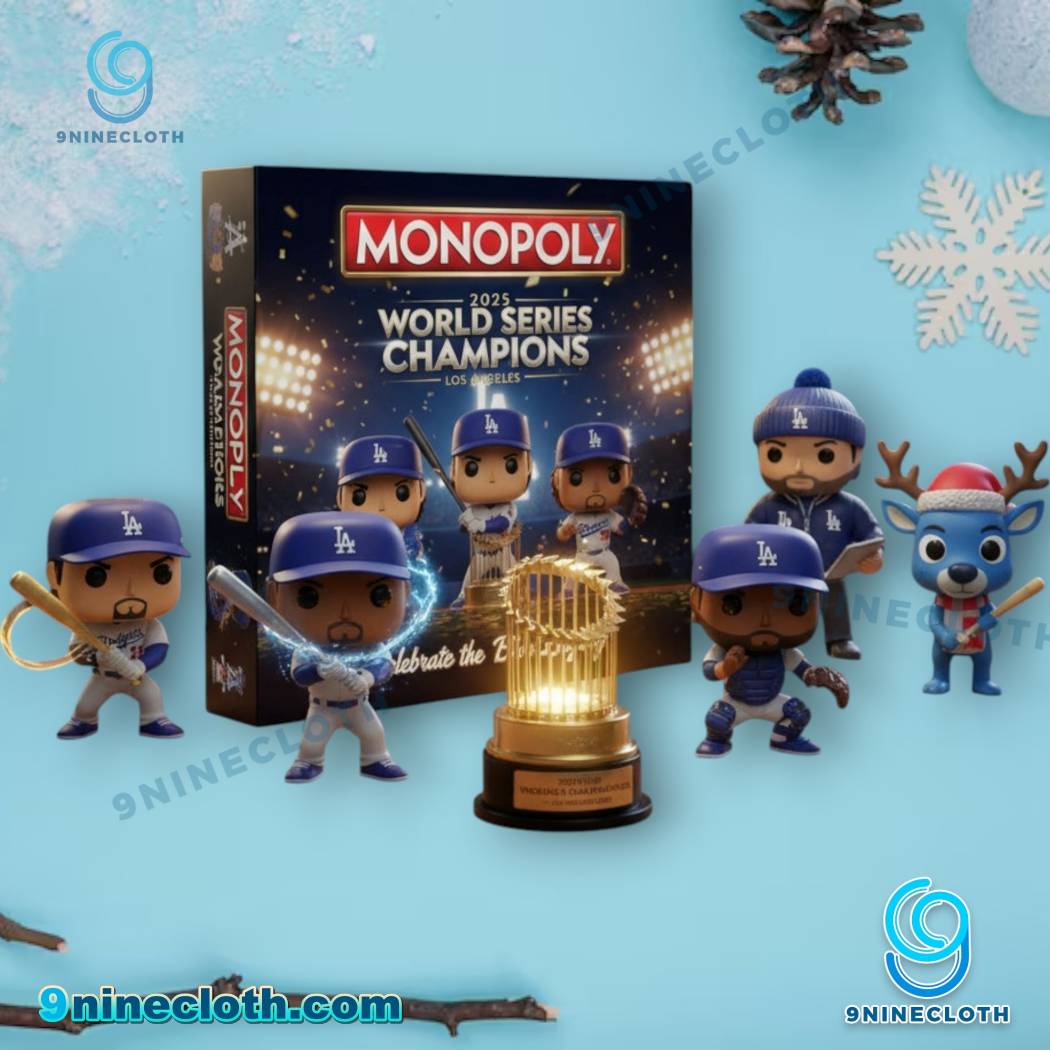 LA Dodgers World Series Champions 2025 Monopoly 4139J5o