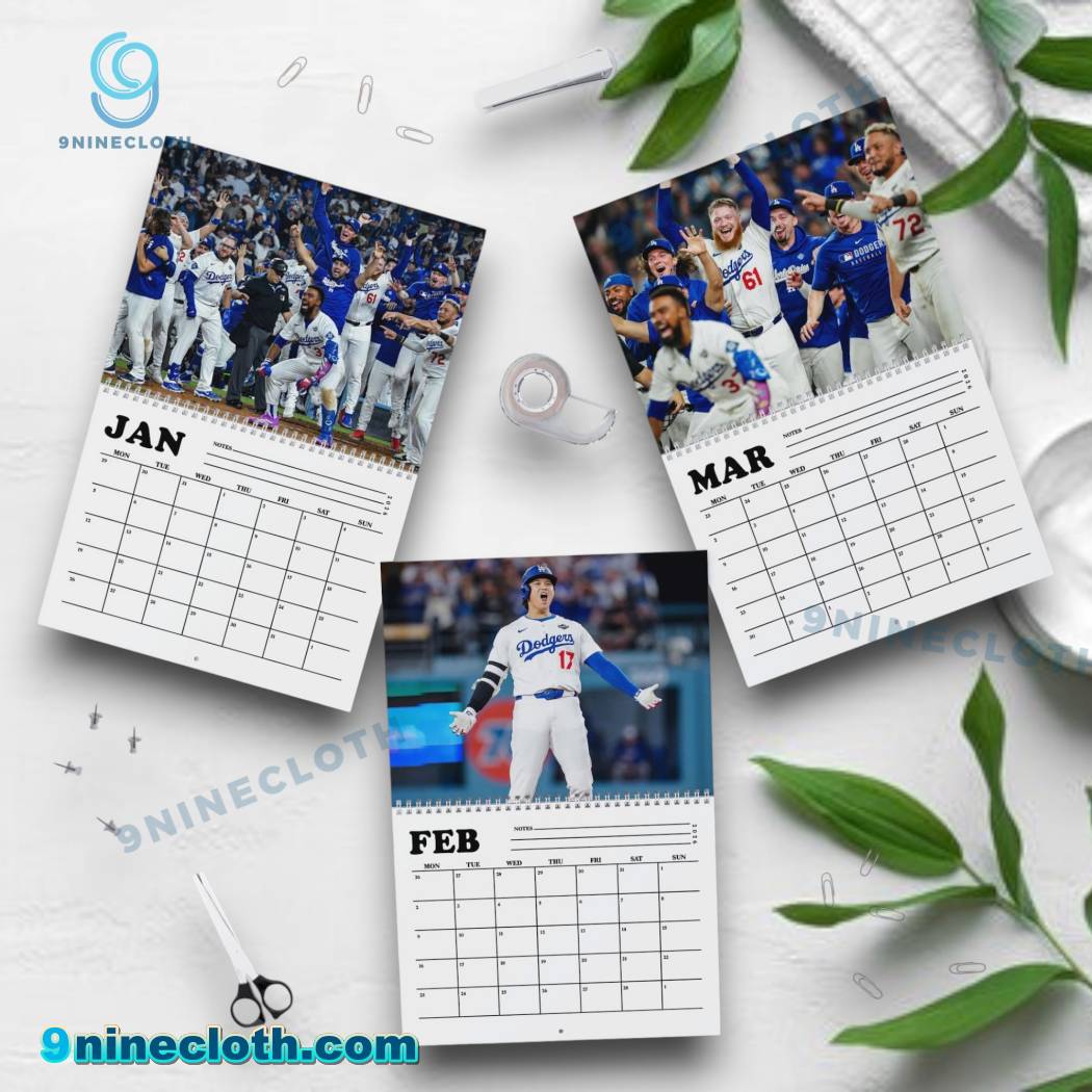 LA Dodgers World Series Champions 2026 Wall Calendar-a YvmibMI