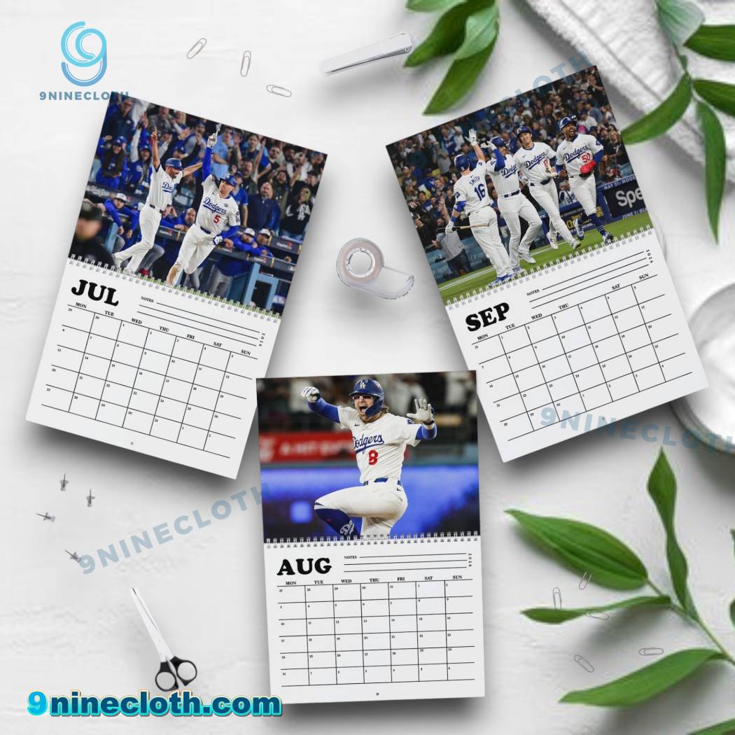 LA Dodgers World Series Champions 2026 Wall Calendar-c xIH3krA