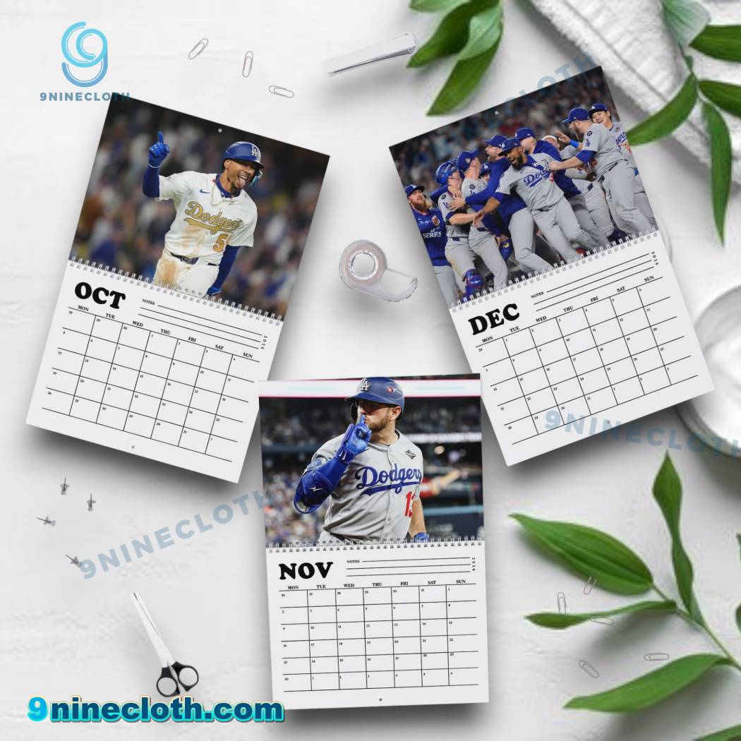 LA Dodgers World Series Champions 2026 Wall Calendar-x EHyh0nR