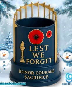 Lest We Forget Honor Courage Sacrifice Pen Holder z8fWG1g