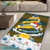 Los Angeles Chargers NFL Football Christmas Tree Rug Carpet lQ3PYgL
