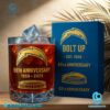 Los Angeles Chargers NFL Legacy Anniversary 2025 Whiskey Glass jKQy4Gr