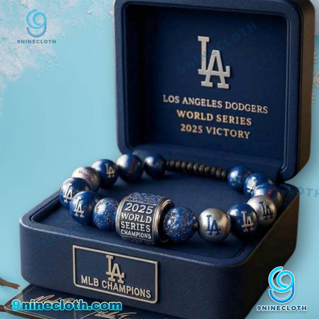 Los Angeles Dodgers World Series Champions Lucky Bracelet Je6mb4w