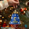 Los Angeles Rams NFL Team Personalized Christmas Bell Ornament ceLrfwJ