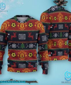 Manchester United The Red Devils Ugly Christmas Sweater gpbruPB