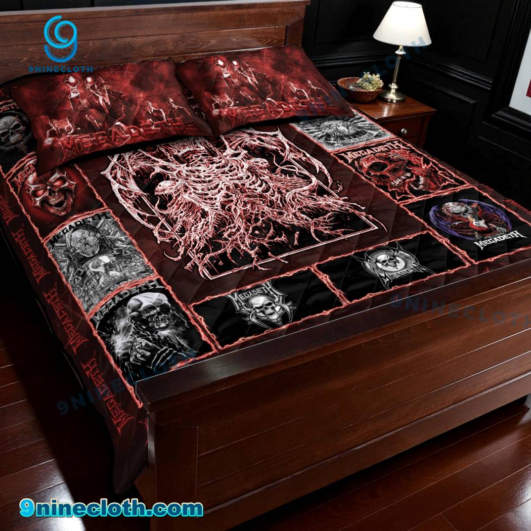 Megadeth Skeleton Rust In Peace Bedding Set-b DZJmIts