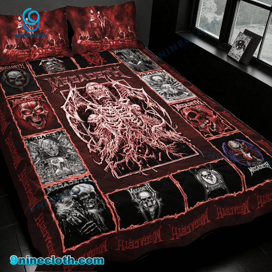 Megadeth Skeleton Rust In Peace Bedding Set-c EsKFAMv