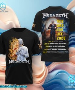 Megadeth This Was Our Life Tour 2026 T-shirt, Hoodie tcdil8F