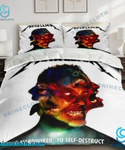 Metallica Hardwired To Self Destruct Album Cover Bedding Set QohVrc7