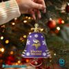 Minnesota Vikings NFL Team Personalized Christmas Bell Ornament VvqJBu0