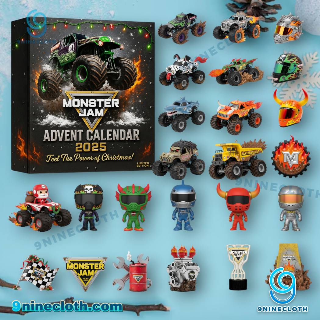 Monster Jam Feel The Power Of Christmas Advent Calendar 2025 NY40mxT