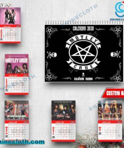 Motley Crue Personalized Wall Calendar 2026 tIdioxn