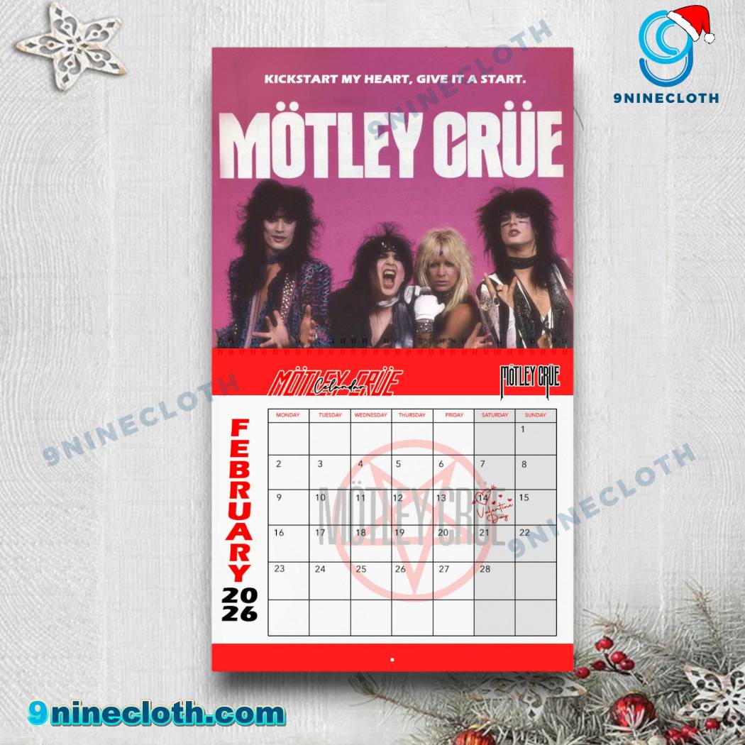 Motley Crue Personalized Wall Calendar 2026-x mwEAs2H