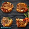 NBA Basketball Wooden Charcuterie Board 13EmJiS