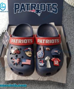 New England Patriots Crocs With Charms FqEQ2Jf