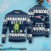 New England Patriots Frog Resist Personalized Ugly Christmas Sweater hRTxJ1K