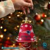 New England Patriots NFL Team Personalized Christmas Bell Ornament sx5JIeU