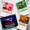New England Patriots Wall Calendar 2026 bO0oSIm