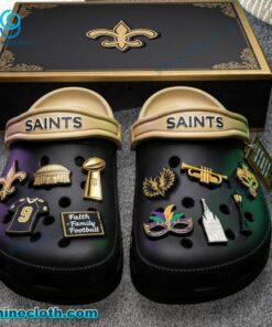 New Orleans Saints Crocs With Charms Vj5yJNS