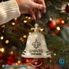New Orleans Saints NFL Team Personalized Christmas Bell Ornament Dvp2Q9z