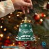 New York Jets NFL Team Personalized Christmas Bell Ornament yXgOJFP