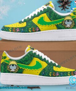 Oregon Ducks X Grateful Dead Air Force Shoes 8SdTUKs