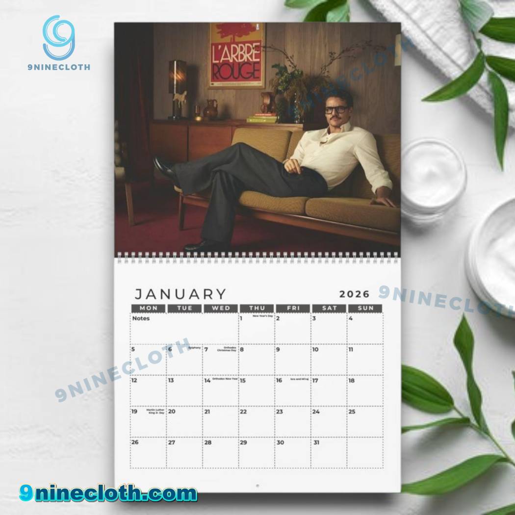 Pedro Pascal 2026 Wall Calendar-a cg7VIDp