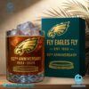 Philadelphia Eagles NFL Legacy Anniversary 2025 Whiskey Glass 05IPn4z