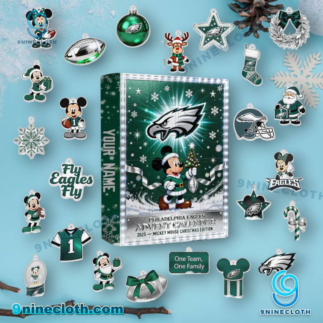 Philadelphia Eagles x Mickey Personalized Advent Calendar 2025 YKvlFPQ