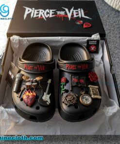 Pierce The Veil Crocs With Charms ElLx2rk