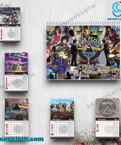Pink Floyd Personalized Wall Calendar 2026 W2lJq8z