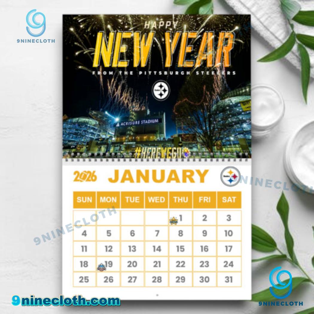 Pittsburgh Steelers 2026 Wall Calendar-1-y aBZSYO7