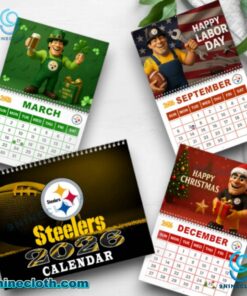 Pittsburgh Steelers 2026 Wall Calendar M4AEZCv