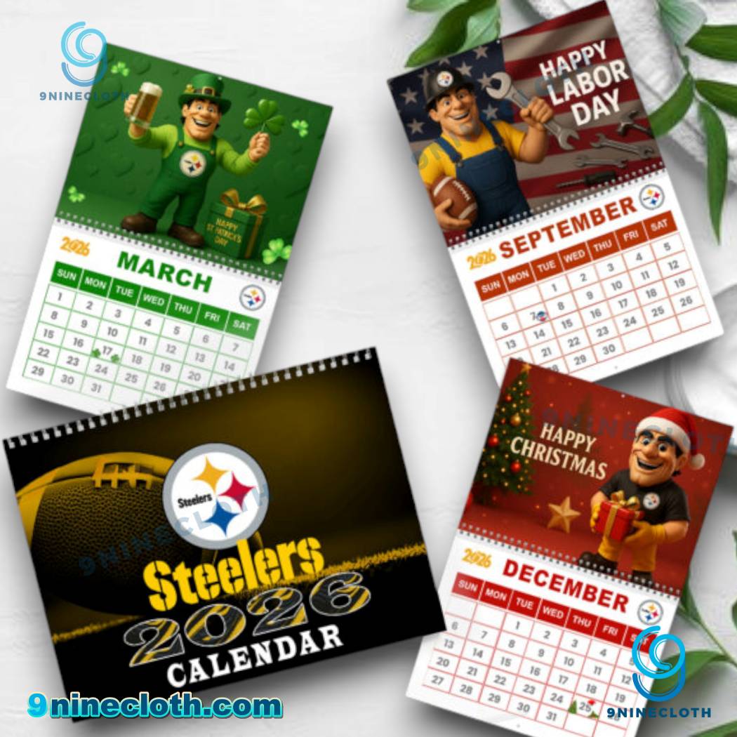 Pittsburgh Steelers 2026 Wall Calendar M4AEZCv