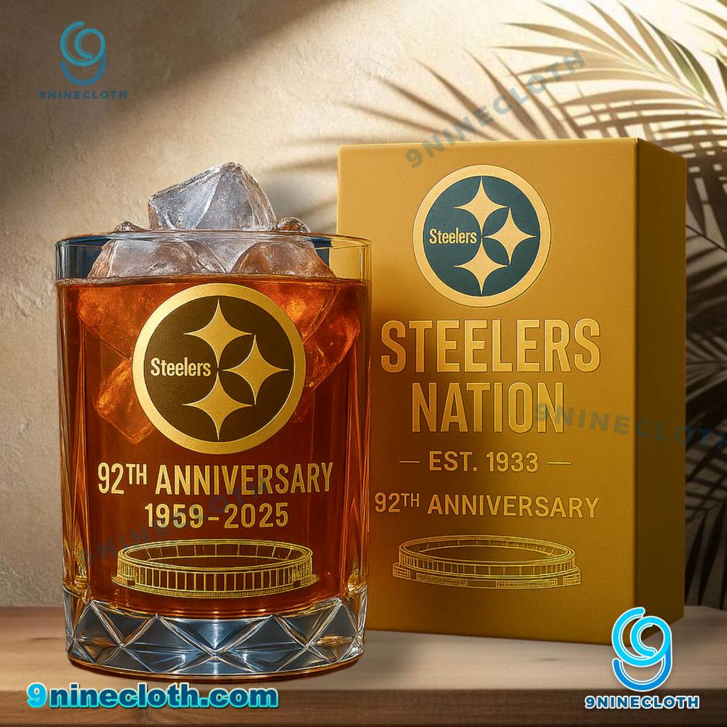 Pittsburgh Steelers NFL Legacy Anniversary 2025 Whiskey Glass Qvy8teY