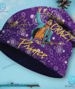 Prince Let's Go Crazy Beanie Hat Qyjstho