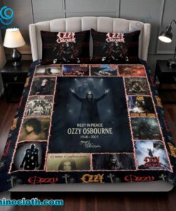 Rest In Peace Ozzy Osbourne 1948-2025 Bedding Set WtBawZl