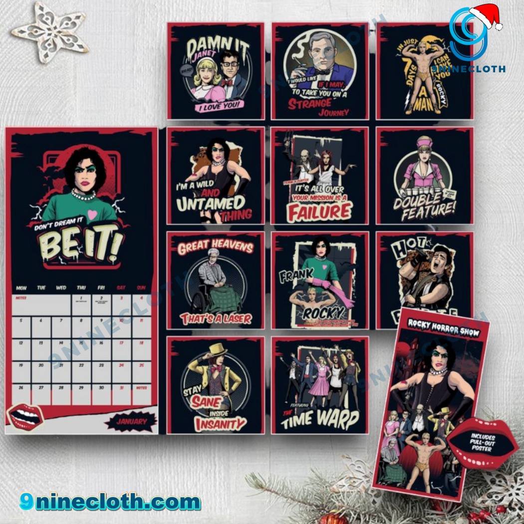 Rocky Horror Show Wall Calendar 2026-z EIH34cK