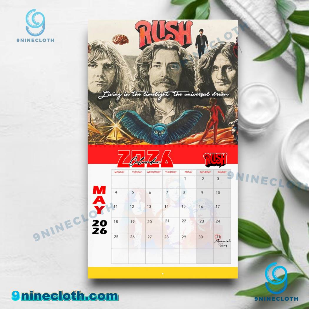 Rush Wall Calendar 2026-1 4TvrmlU
