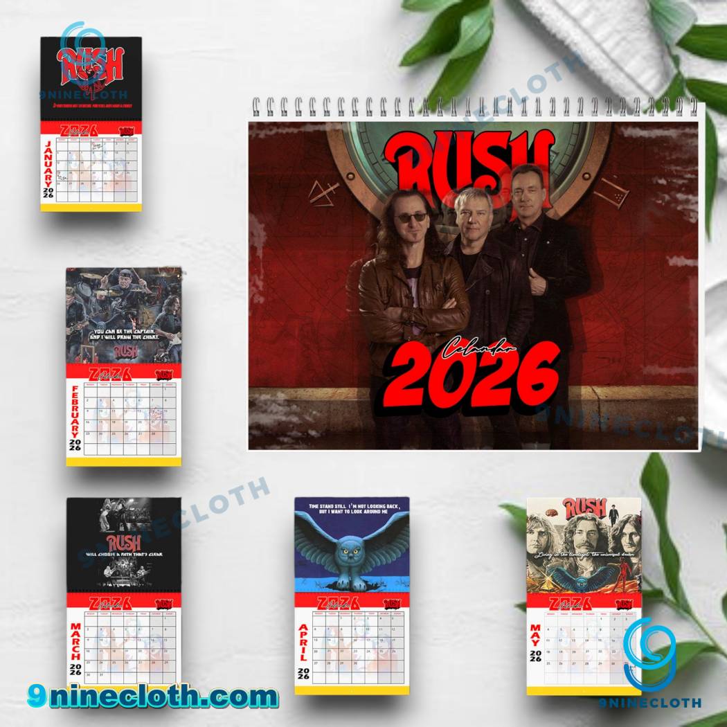 Rush Wall Calendar 2026 W1uiFbs