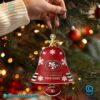 San Francisco 49ers NFL Team Personalized Christmas Bell Ornament jdNQvFl
