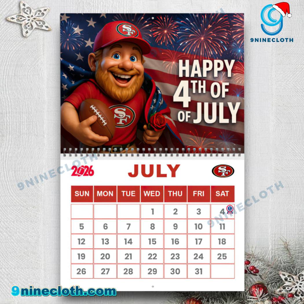San Francisco 49ers Wall Calendar 2026-1-b E35AR0n