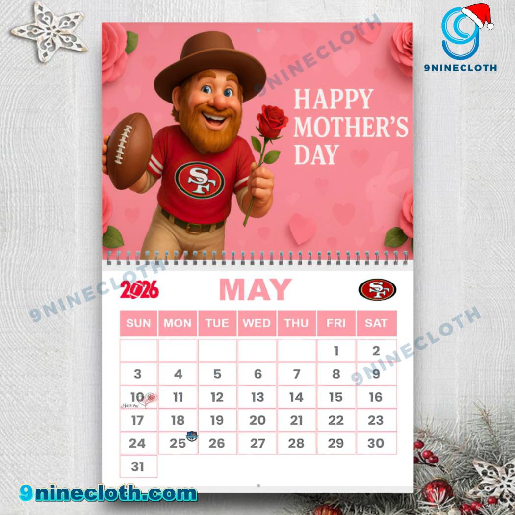 San Francisco 49ers Wall Calendar 2026-1 e5n7XOI