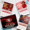 San Francisco 49ers Wall Calendar 2026 7Dc8pet