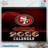 San Francisco 49ers Wall Calendar 2026-a WNlzVv7