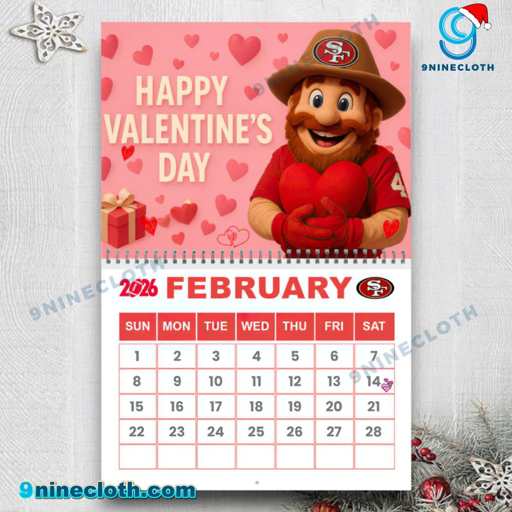 San Francisco 49ers Wall Calendar 2026-y 57zuRmB