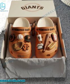 San Francisco Giants Crocs With Charms PlM7WXT