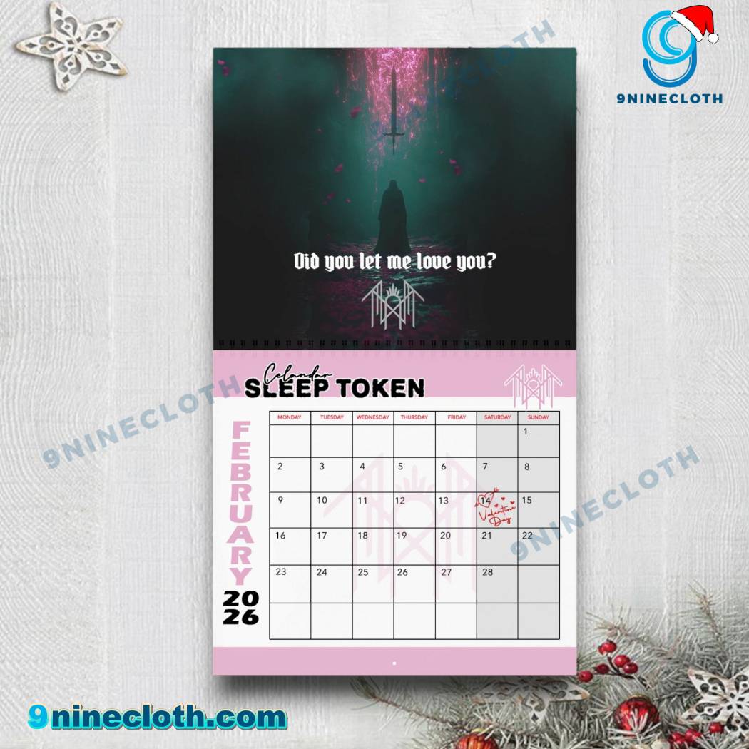 Sleep Token Personalized Wall Calendar 2026-x NkYFeJX