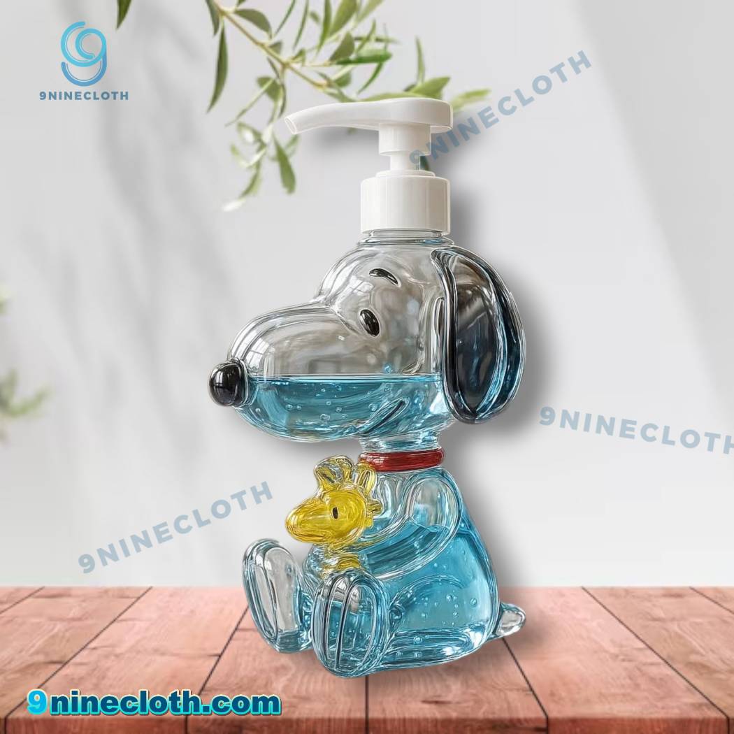 Snoopy Hugging Woodstock Hand Sanitizer Bottle m8iORvS